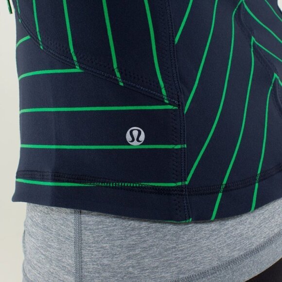 Lululemon Forme Jacket *Cuffins Slalom Stripe Inkwell / Inkwell - Picture 9 of 16